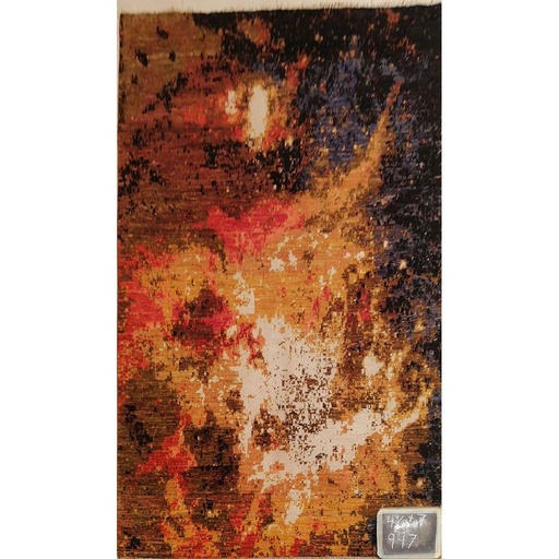[PK0499-HM-RUG-004138] Modern Carpet -Wool&Silk- 4.6x7