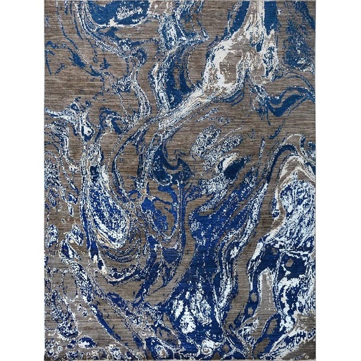 [PK0499-HM-RUG-004216] Modern Carpet -Wool&Silk- 9x12
