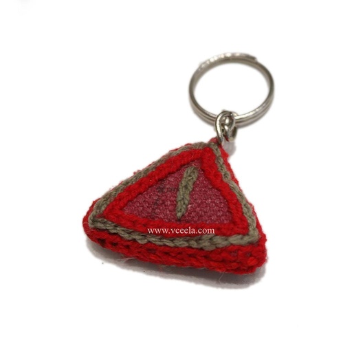 [PK0904-MR-GEN-005097] Alphabet Embroidered Keychain 