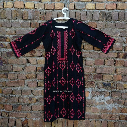 [PK0746-CW-PRT-005148] Phulkari Khadr Embroidered Kurta