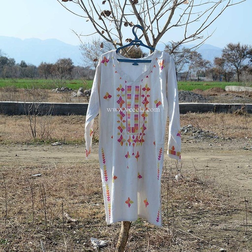 [PK0916-CW-PRT-005151] Phulkari Khadr Embroidered Kurta 