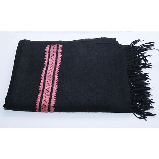 [PK1003-CW-SCF-005378] Woolen Ladies shawl with swati embroidery