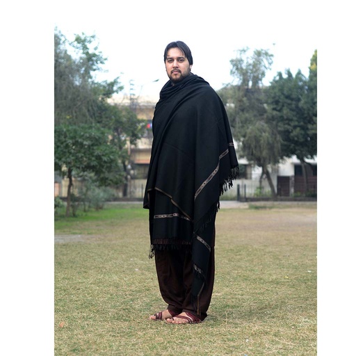 [PK1013-GN-GEN-005416] Hand Embroidered Shawl 