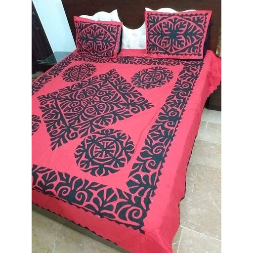 [PK0832-HM-BDC-005665] Handwork bed sheets