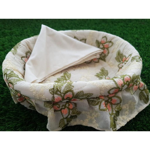 [PK1986-HM-KIT-006961] Embroidered Basket Cover