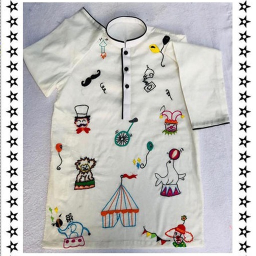 [PK2239-CK-KUR-007257] Kids Kurta - Marquee Madness