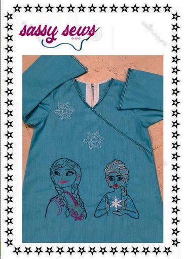 [PK2239-CK-KUR-007384] Kurta for Girls - Frozen
