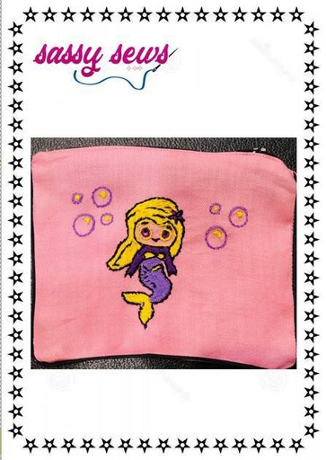[PK2239-BG-CLU-007385] Pencil Case - Mermaid